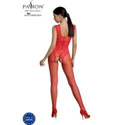 PASSION ECO COLLECTION BODYSTOCKING ECO BS003 ROJO