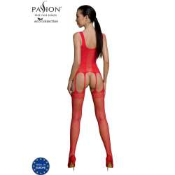 PASSION ECO COLLECTION BODYSTOCKING ECO BS007 ROJO