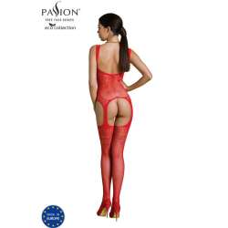 PASSION ECO COLLECTION BODYSTOCKING ECO BS008 ROJO