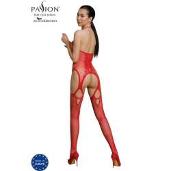 PASSION ECO COLLECTION BODYSTOCKING ECO BS013 ROJO