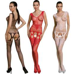 PASSION ECO COLLECTION BODYSTOCKING ECO BS014 ROJO